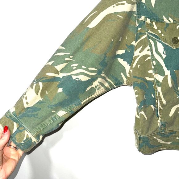 Mother The Fly Away Jacket In Tropical Camo - XS - Picture 7 of 12